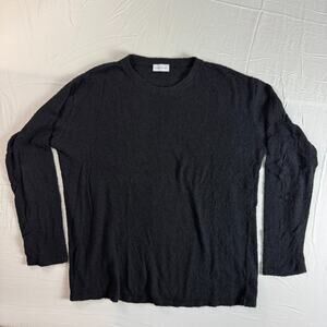 John Elliott Mens Black Lightweight Knit Sweater Size 3 L Japan